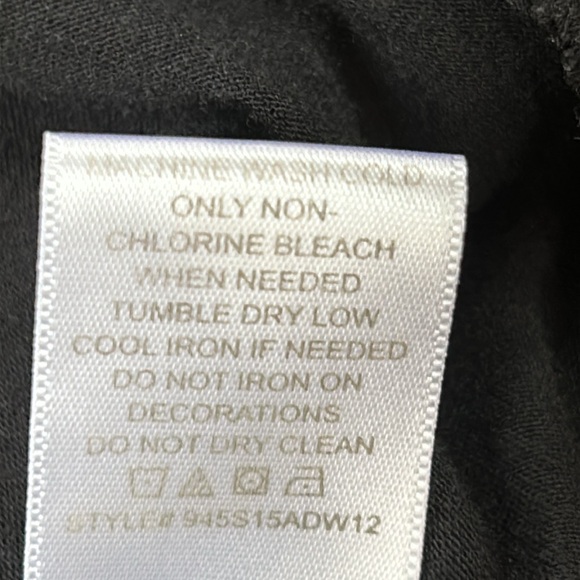 Alpine Design black tank dress with tucked bodice. Size Small.  Good condition. - Picture 9 of 10